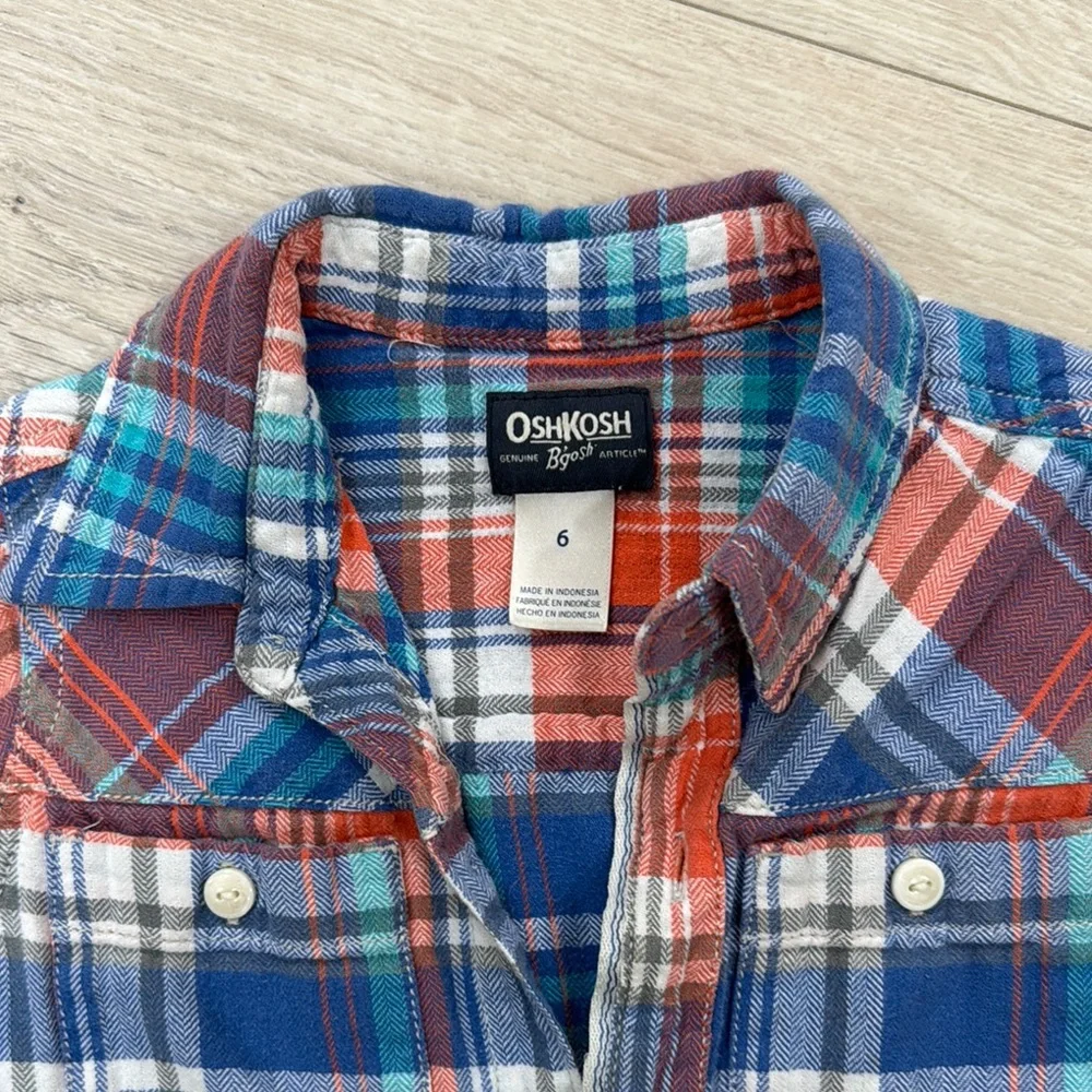 OshKosh B'gosh Plaid Button Down Shirt